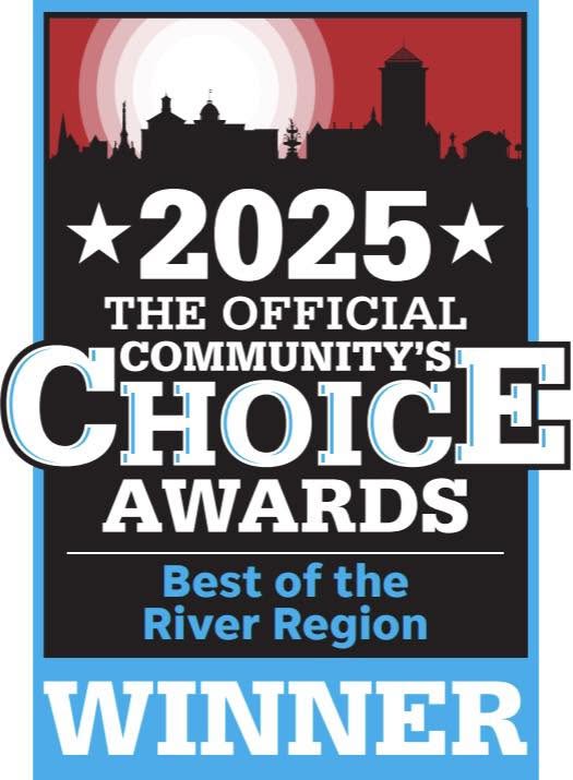 2025 Best of the River Region Winner - Community's Choice Awards