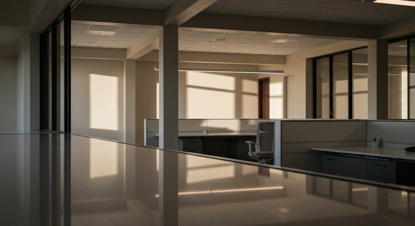 Subtle professional glass reflections