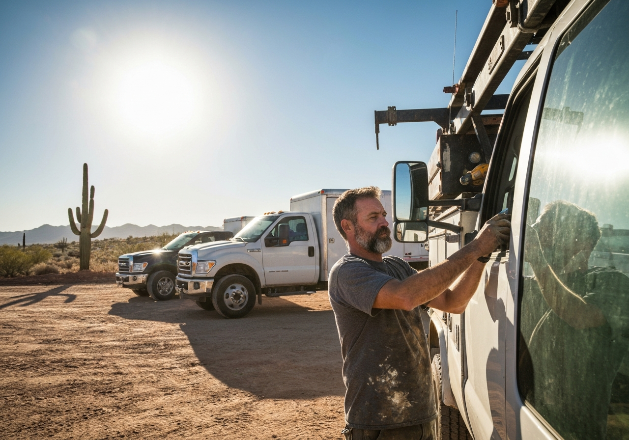 Work Truck Glass Repair Arizona