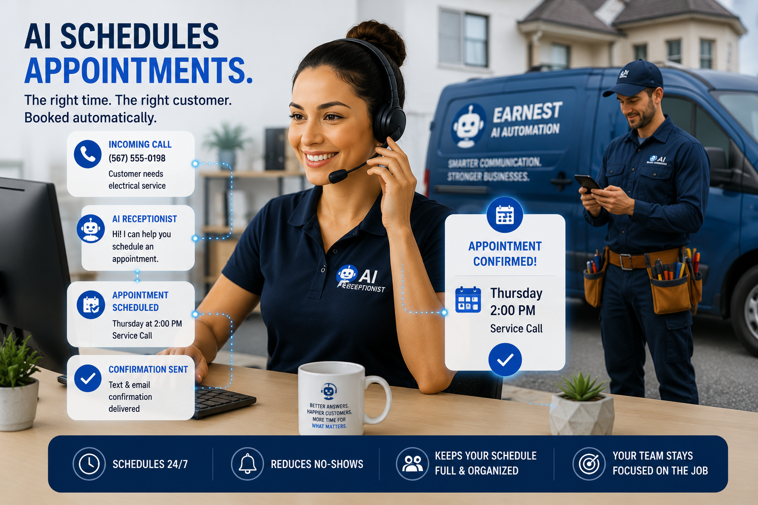 Can AI Schedule Appointments? Here's How It Helps Home Service Businesses