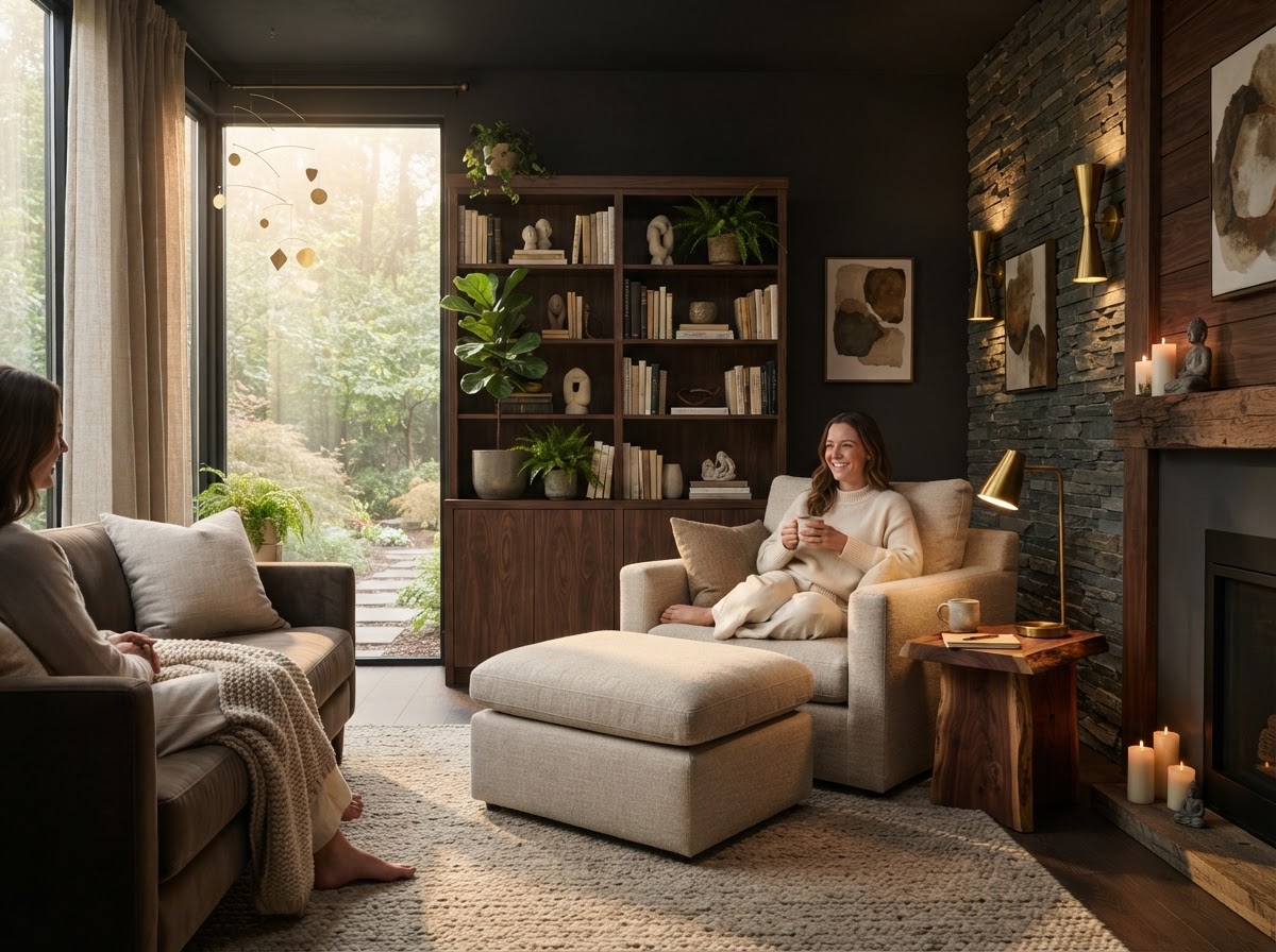 Peaceful sanctuary environment