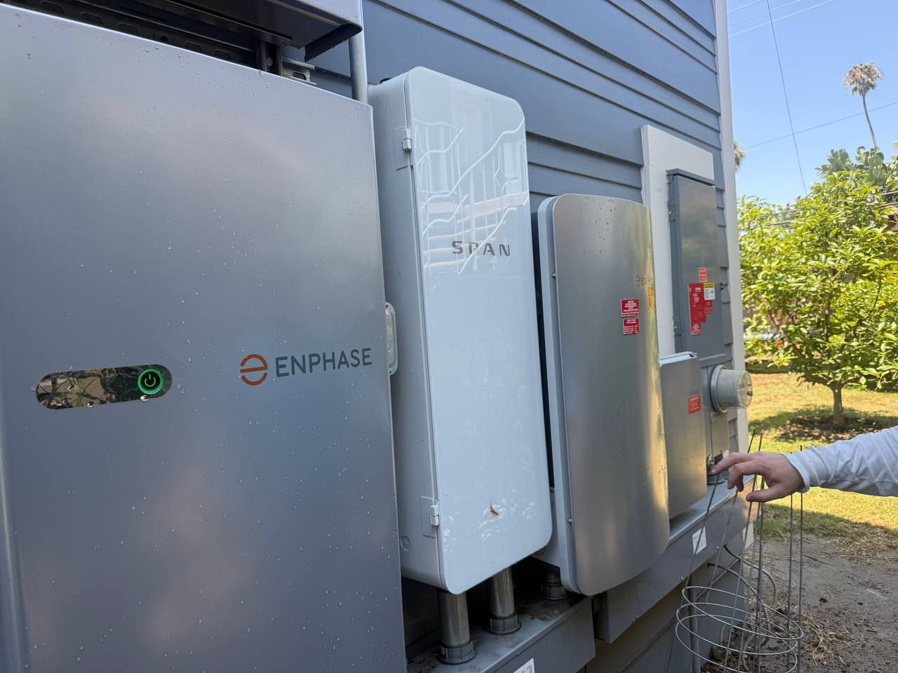 SPAN smart panel installation for EV charger readiness by Frontline Electric Inc