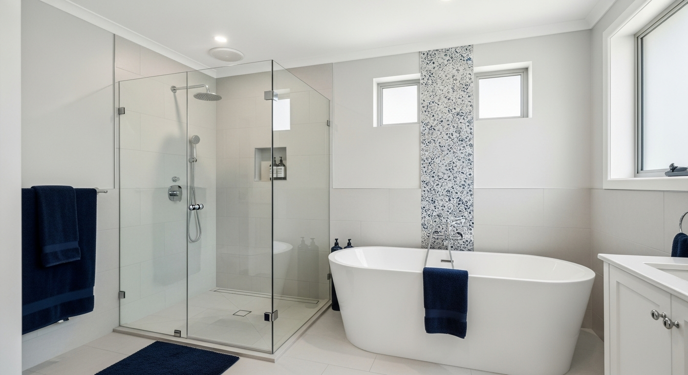 Luxury modern bathroom renovation in Sydney