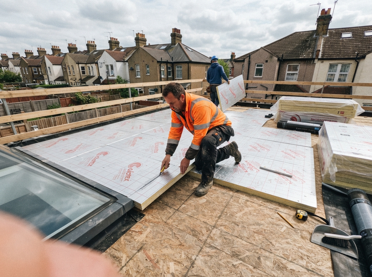 Flat Roofing completed project 4 in Edinburgh by Alpha Roofing & Building