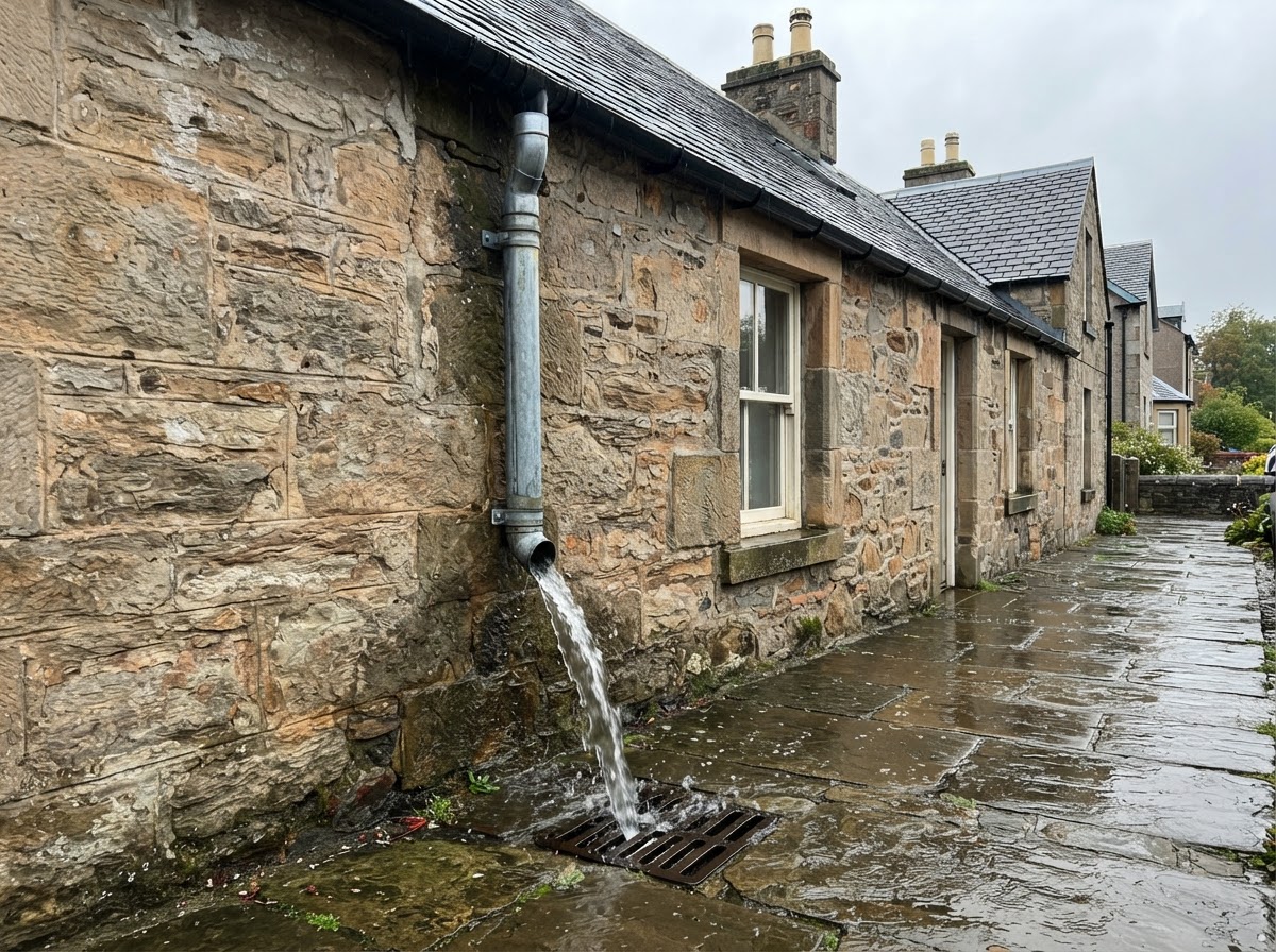 Gutter Cleaning completed project 4 in Edinburgh by Alpha Roofing & Building