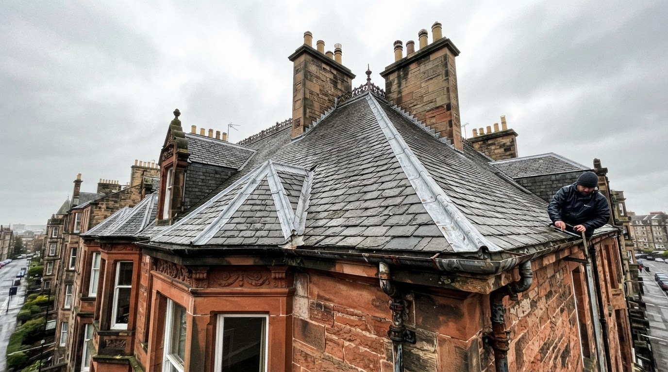 Roof Inspection completed project 5 in Edinburgh by Alpha Roofing & Building