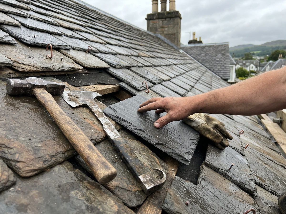 Roof Repair completed project 2 in Edinburgh by Alpha Roofing & Building