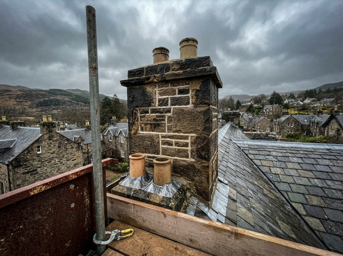 Repointing & Stonework completed project 3 in Edinburgh by Alpha Roofing & Building
