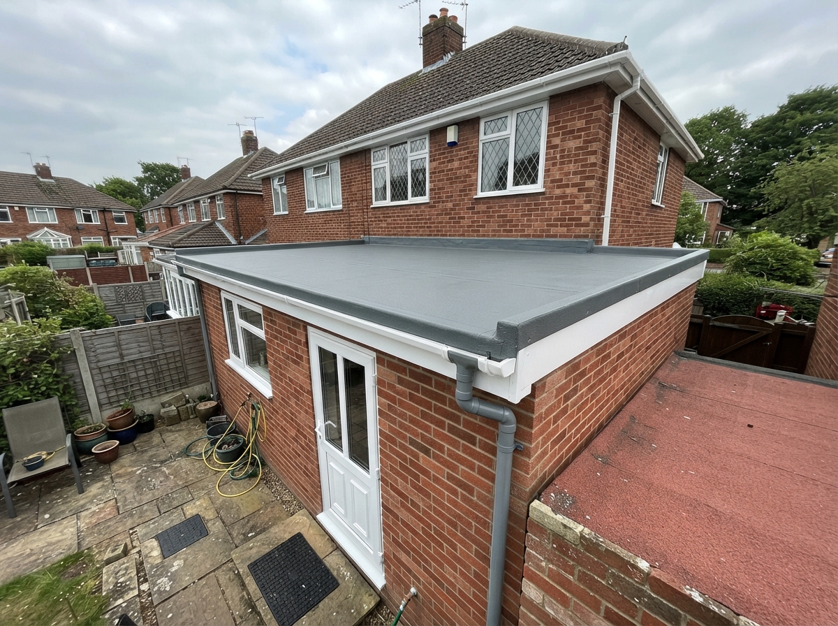 Flat Roofing completed project 3 in Edinburgh by Alpha Roofing & Building