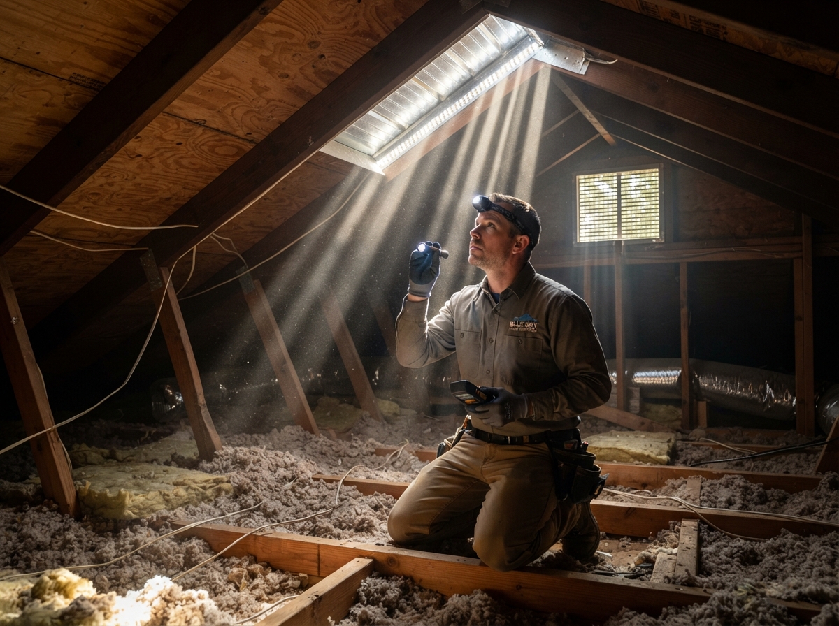 Poor Attic Ventilation - hidden home repair inspection