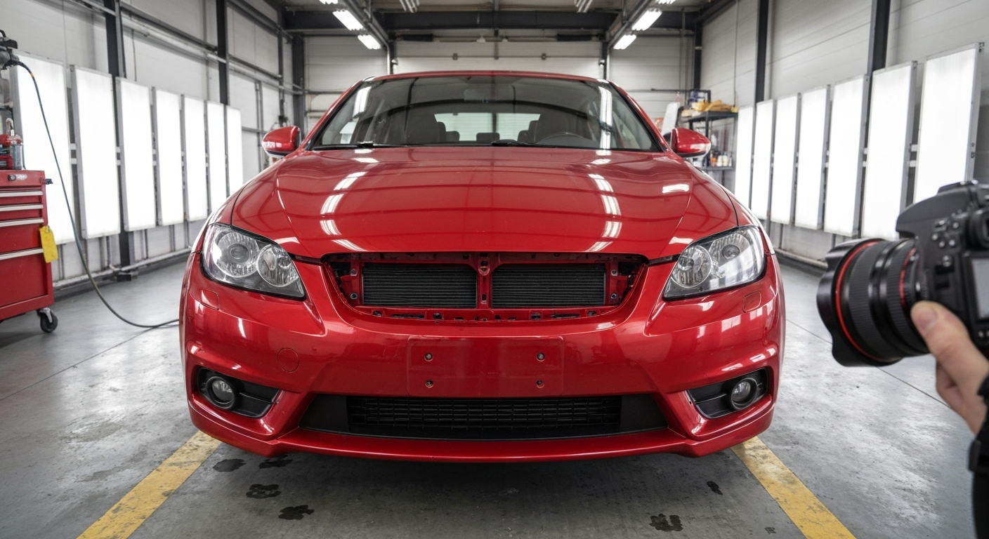 After Front Bumper Collision Repair