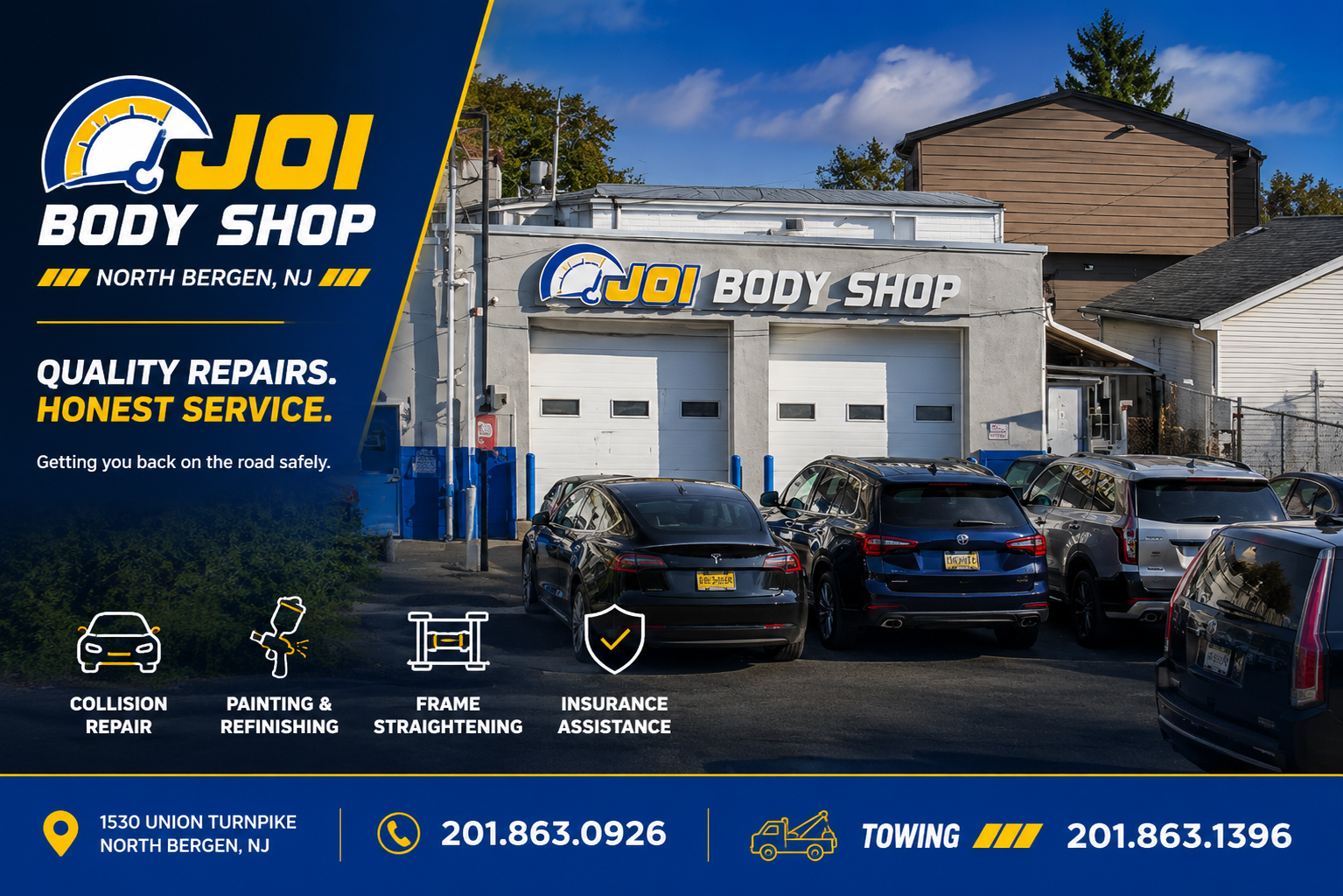 JOI Body Shop — North Bergen auto body & collision repair shop