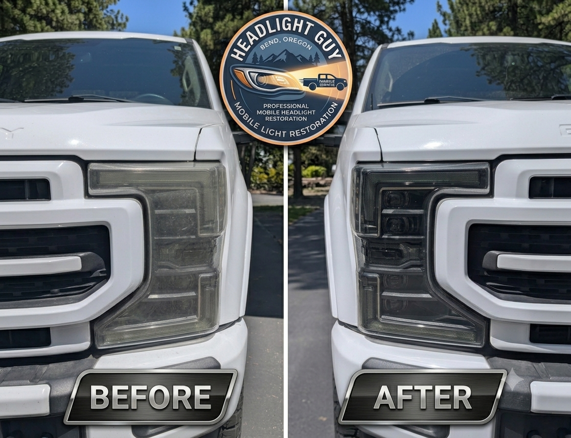 Headlight Restoration Before and After