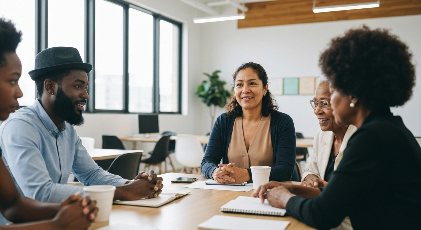 Diverse business scene 2