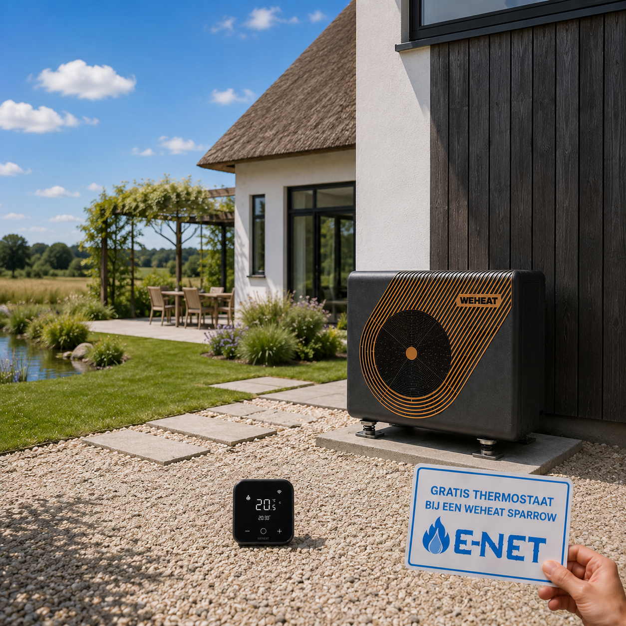 Weheat Sparrow P60 Hybride Warmtepomp