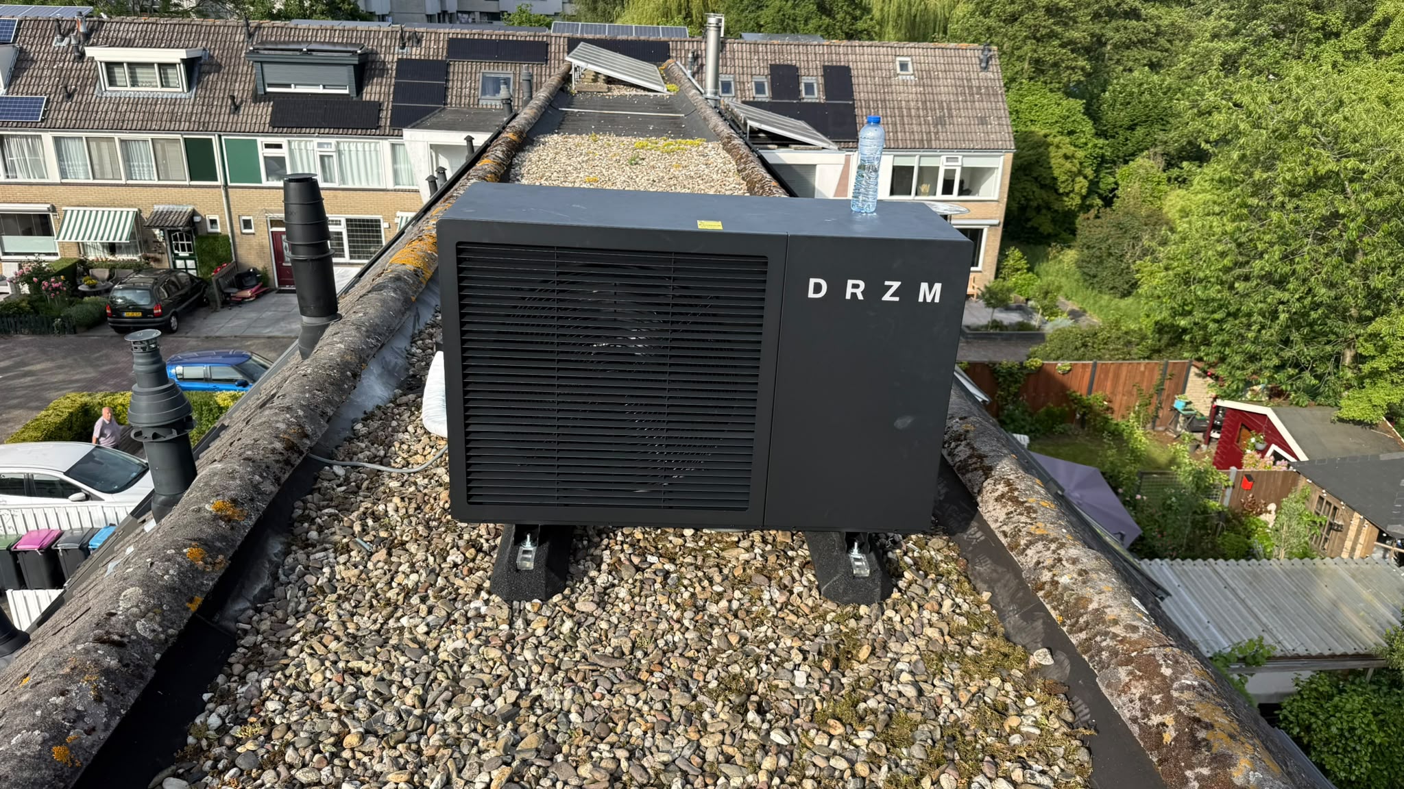 Buitenunit op Dak