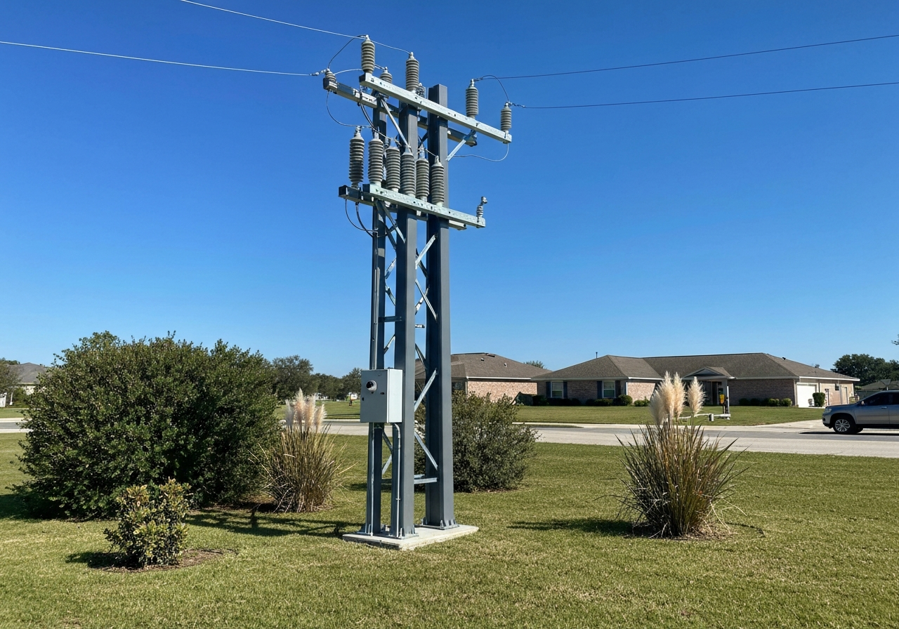 Private Power Pole Replacement