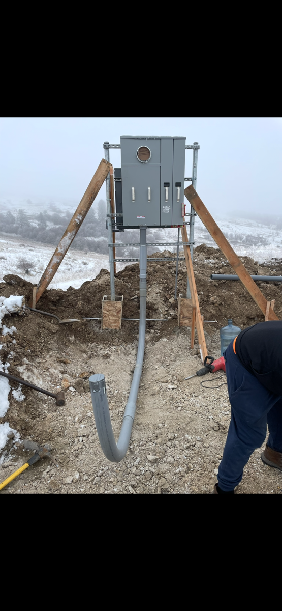 Winter Meter Installation