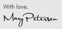 With love, Mary Petersen