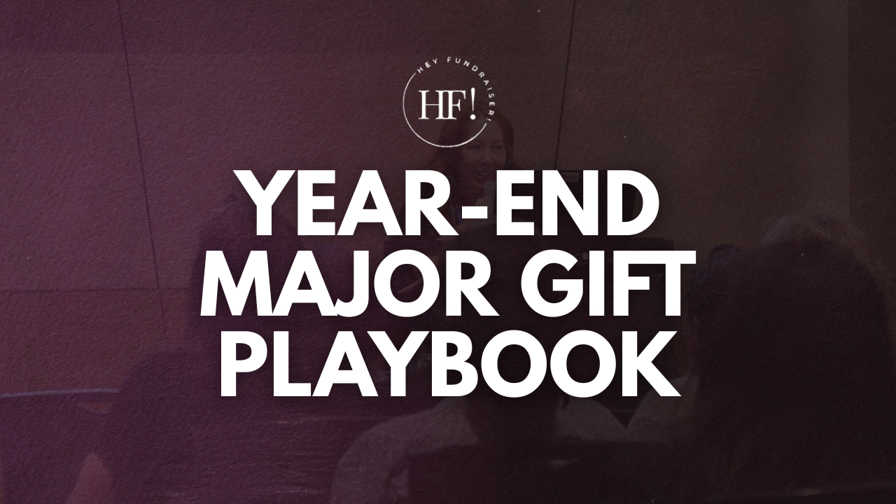 Year-end Major Gift Playbook