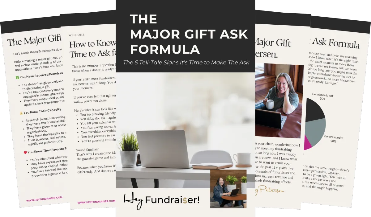 Major Gift Ask Formula