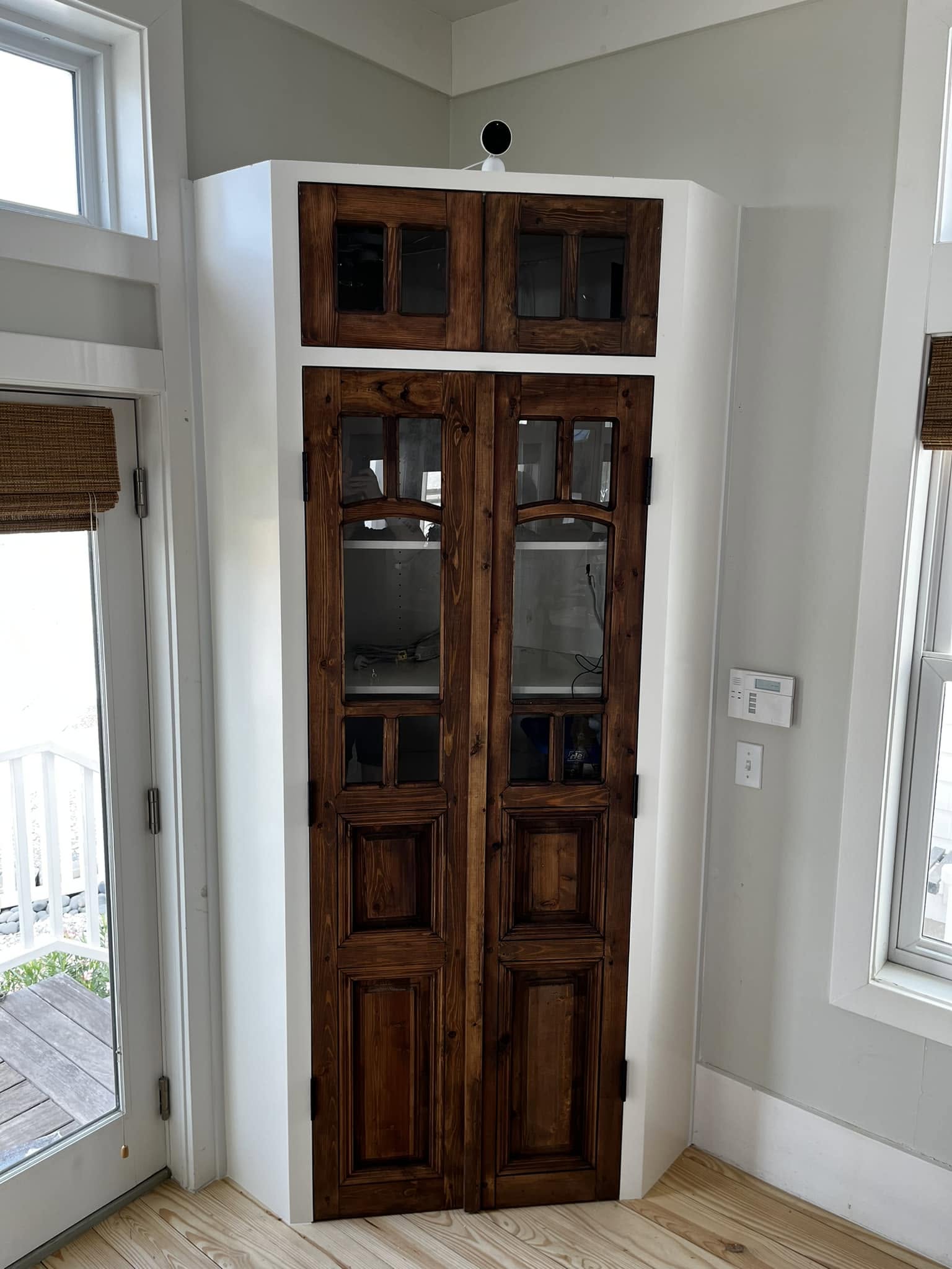 Wood Corner Cabinet