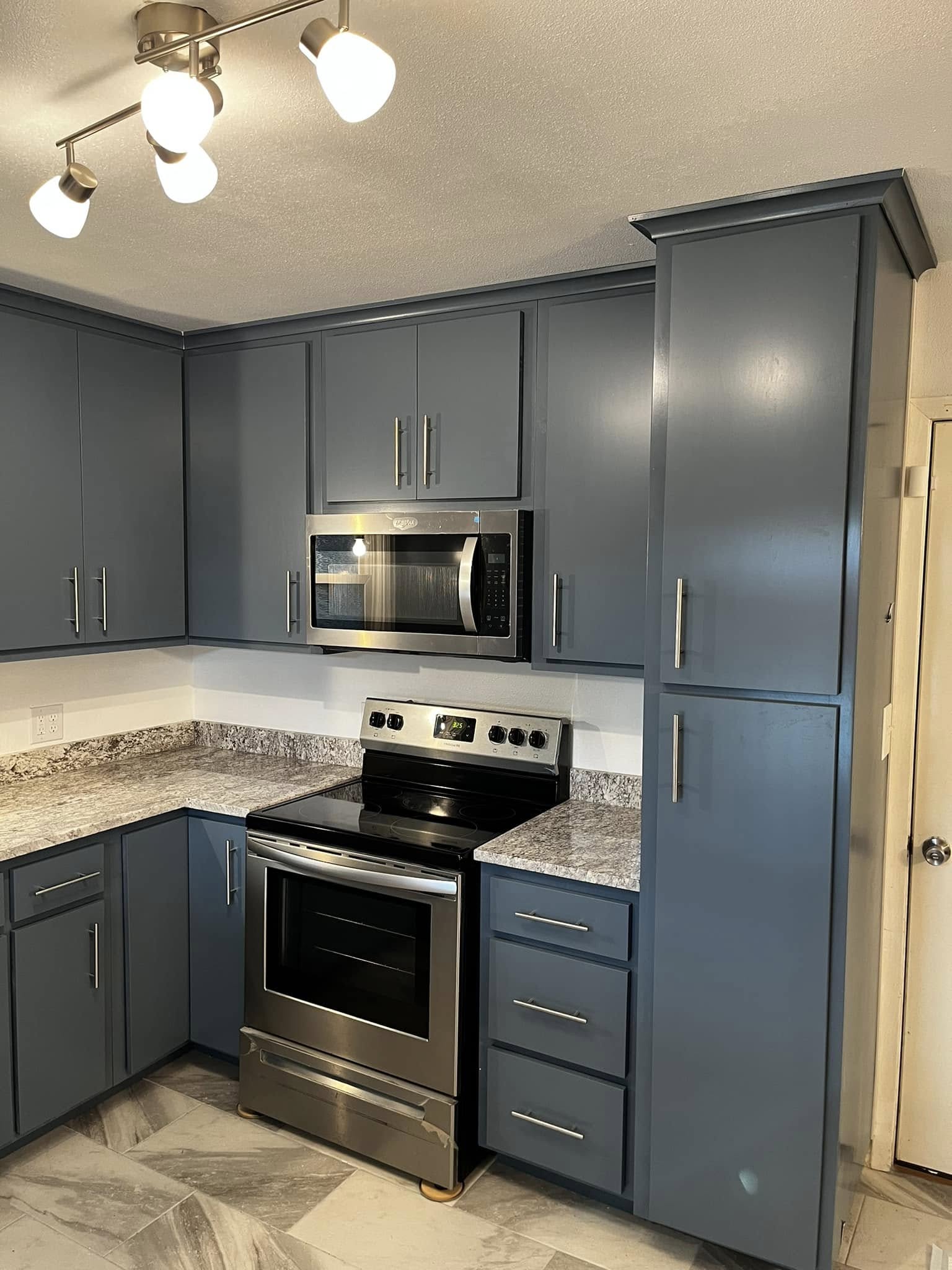 Blue Kitchen Cabinets
