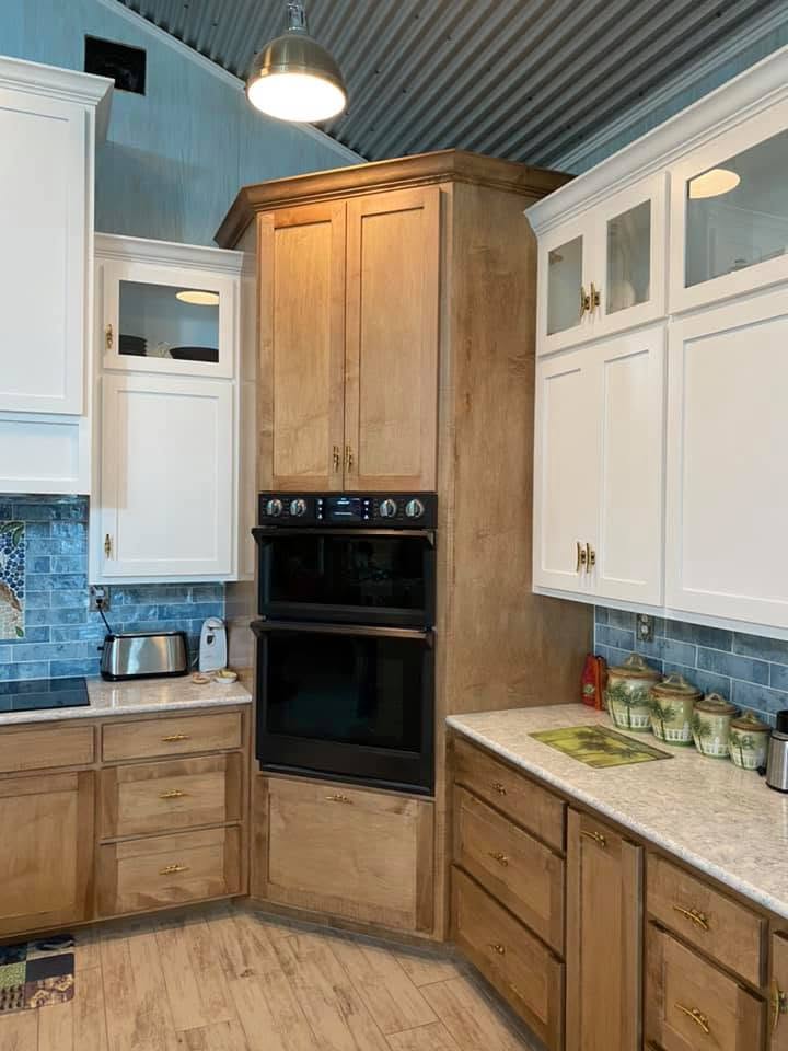 Natural Wood Kitchen Cabinetry