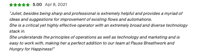 Client Testimonial