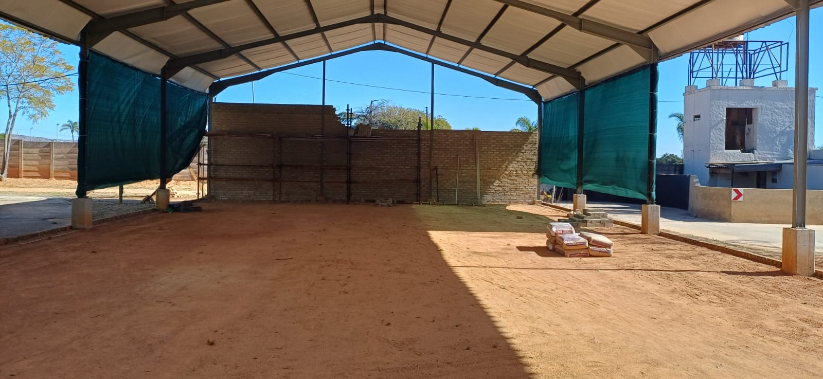 Construction progress 1