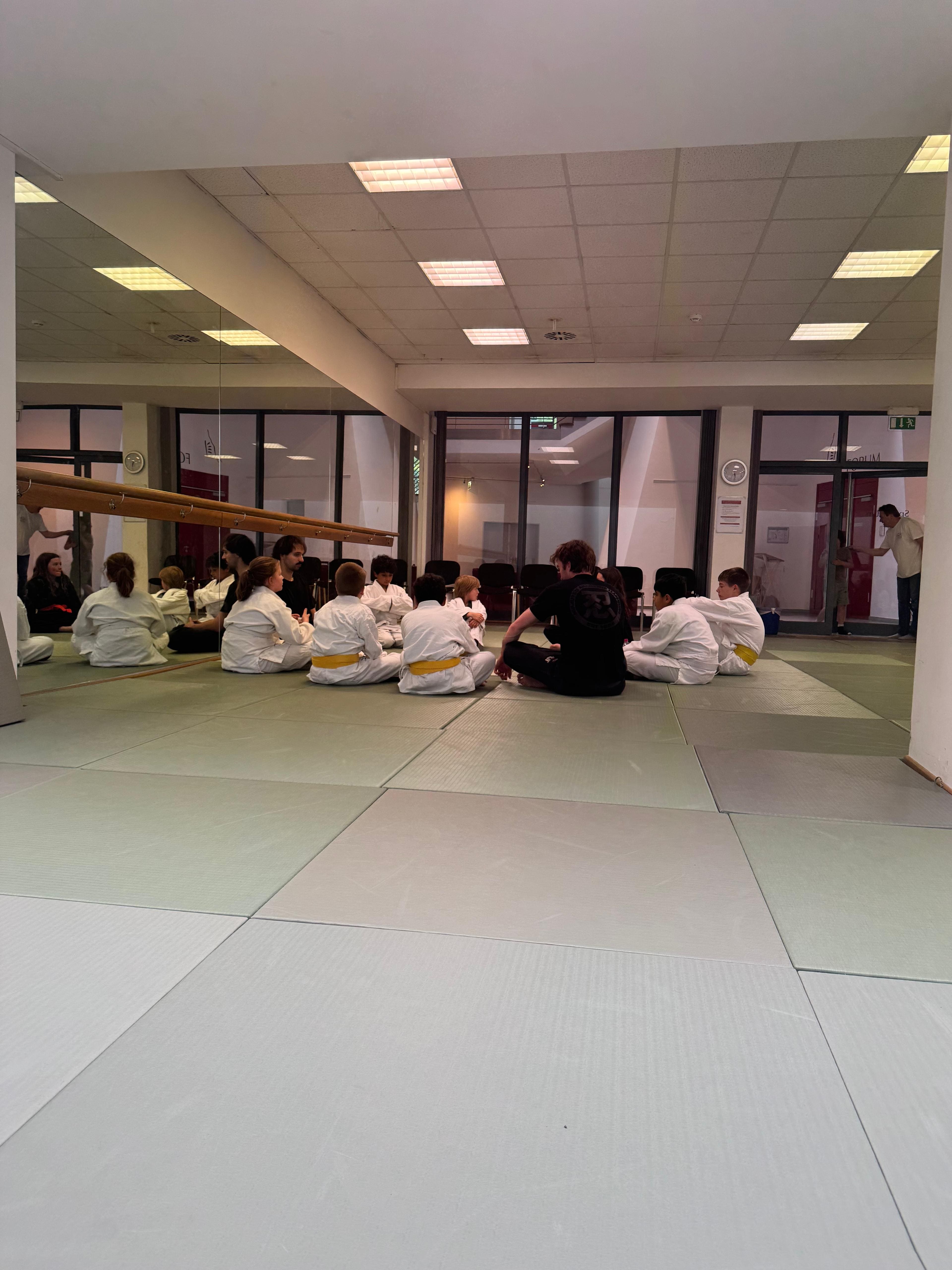 Kindergruppe im Dojo