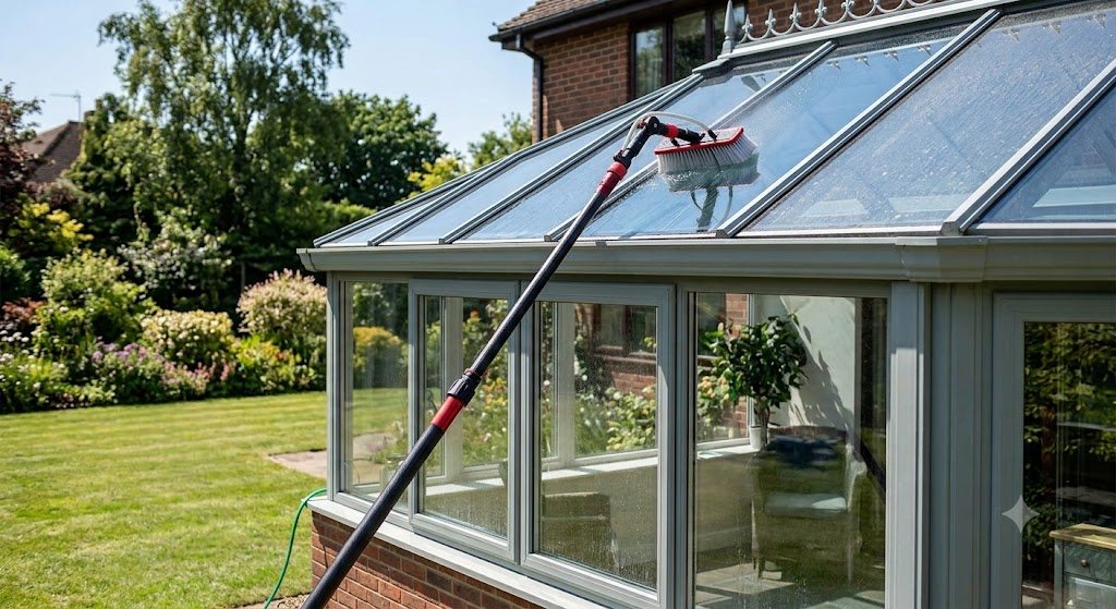 Conservatory Cleaning service in Gloucester by Glevum Hydro