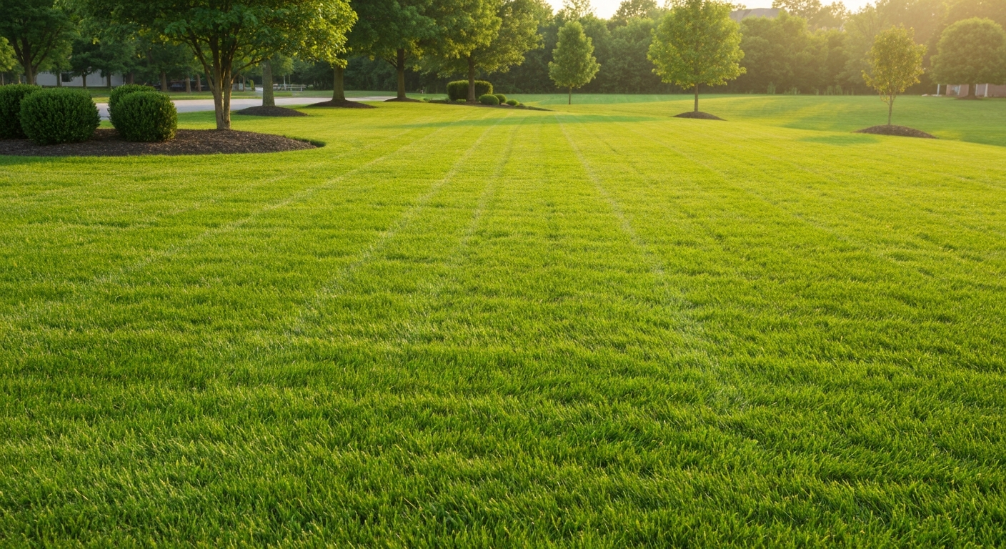 Beautiful manicured lawn by Golden Green