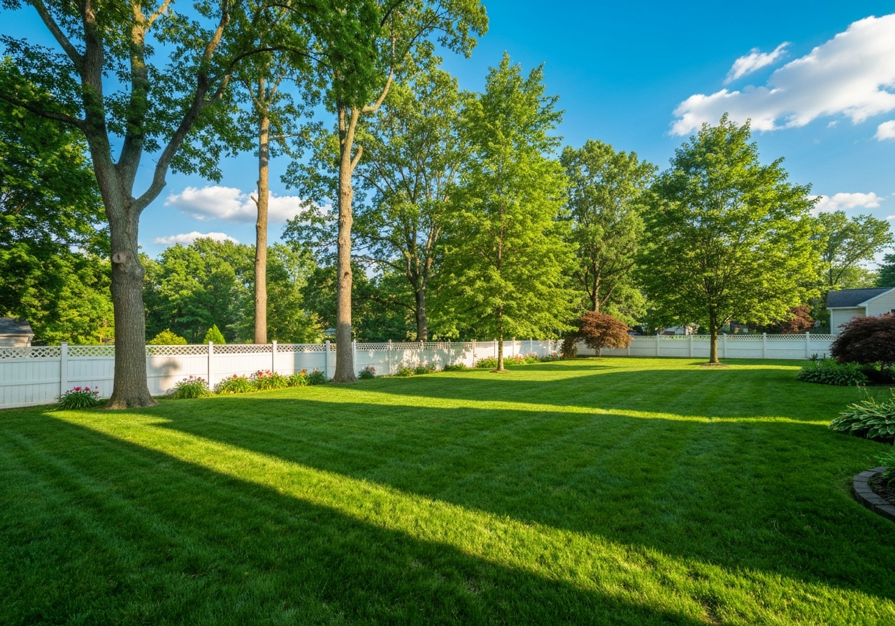 Lush green lawn in Mertztown, PA