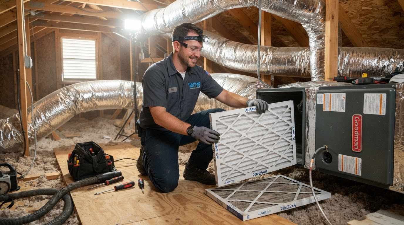 A/C Filter Replacement process