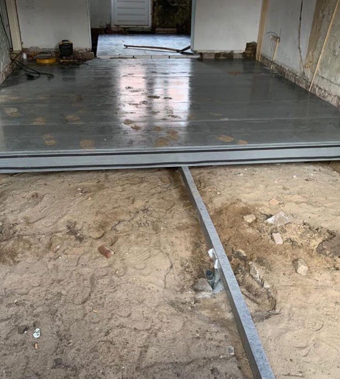 Funderings- en vloeropbouw op stalen liggers Bunnik
