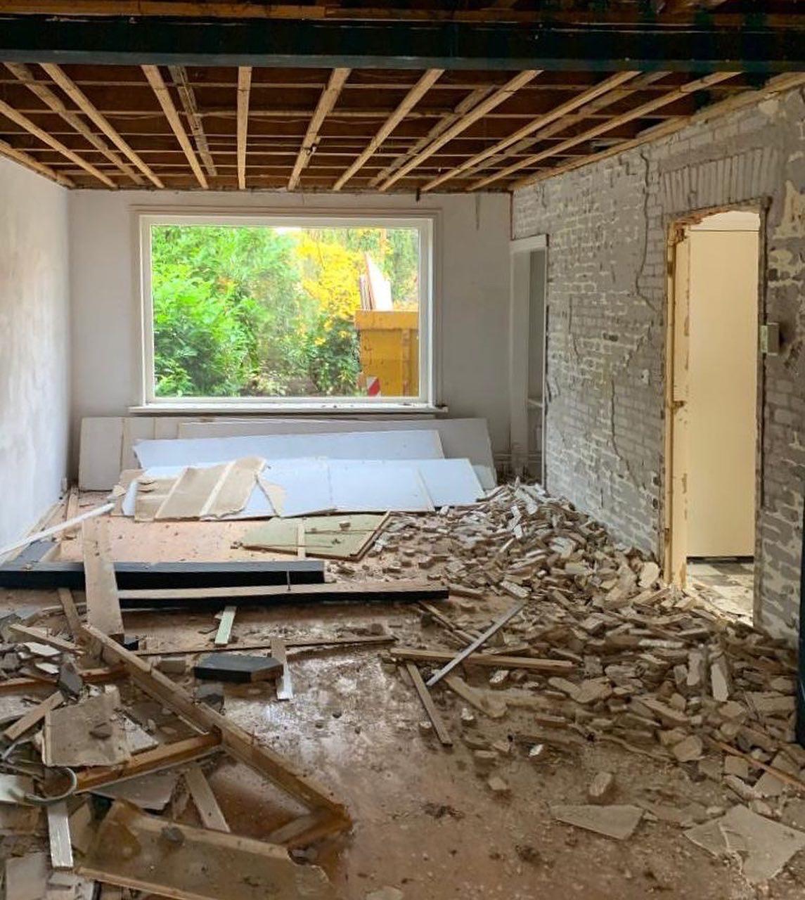 Sloopwerk en balkconstructie woning Bunnik