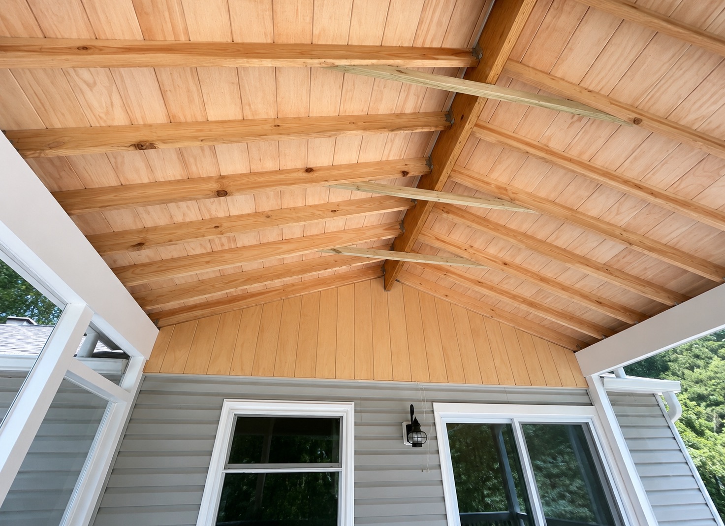 Cathedral Vaulted Porch Ceiling
