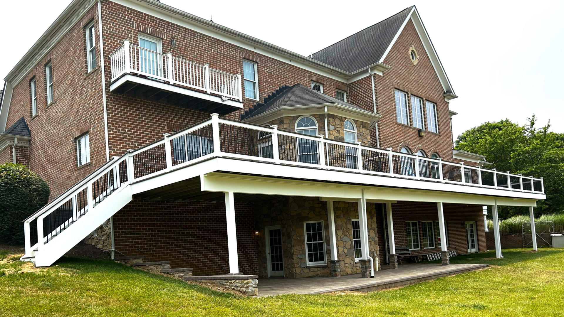 Custom Two-Story Deck & Stairway System