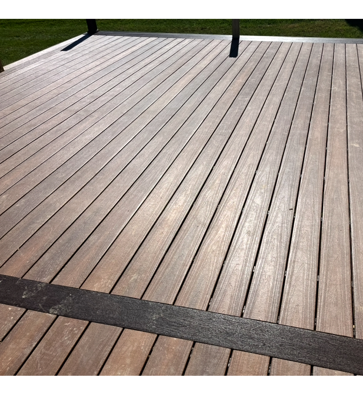 Composite Deck Board & Accent Inlay