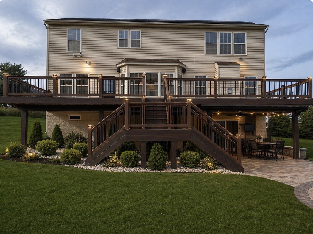 Large Two-Story Deck