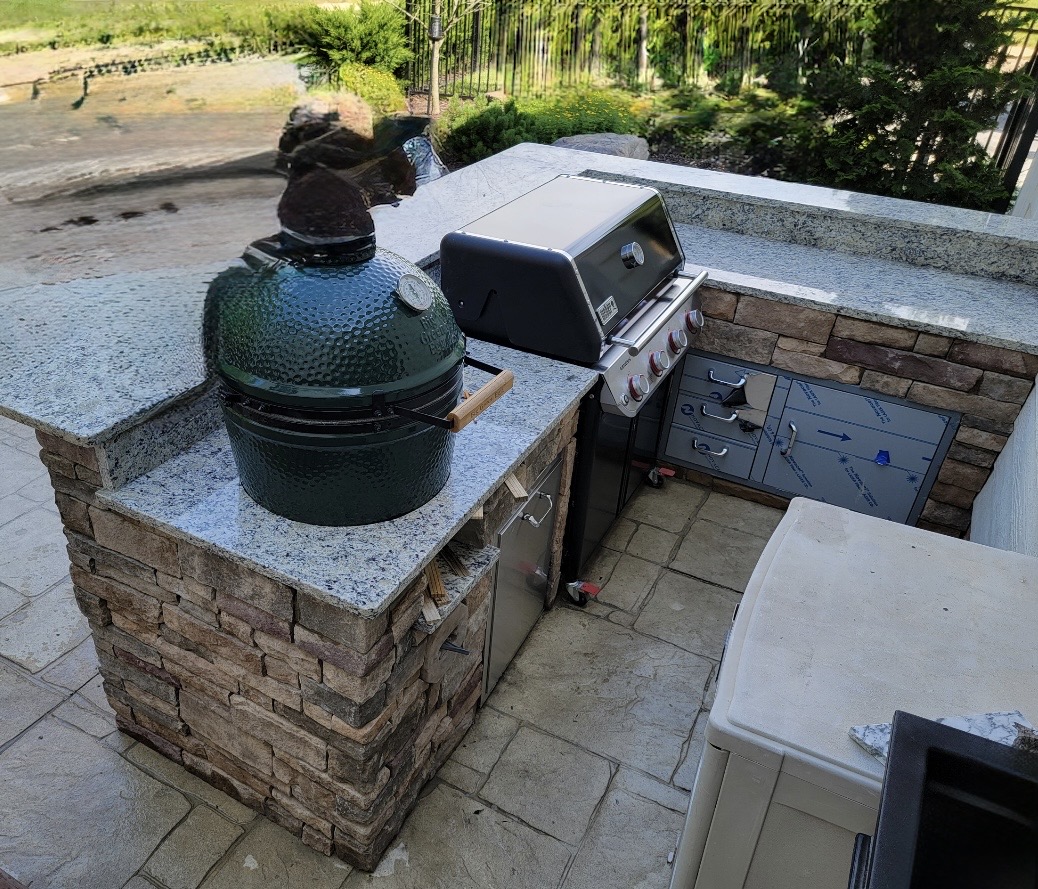Stone Kitchen Setup