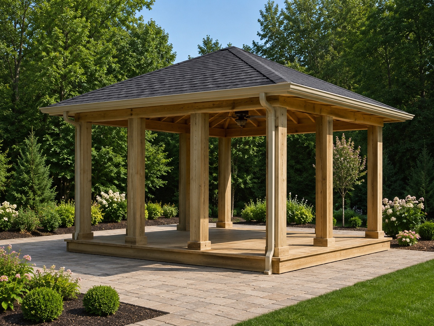 Custom Timber Frame Pavilion Structure