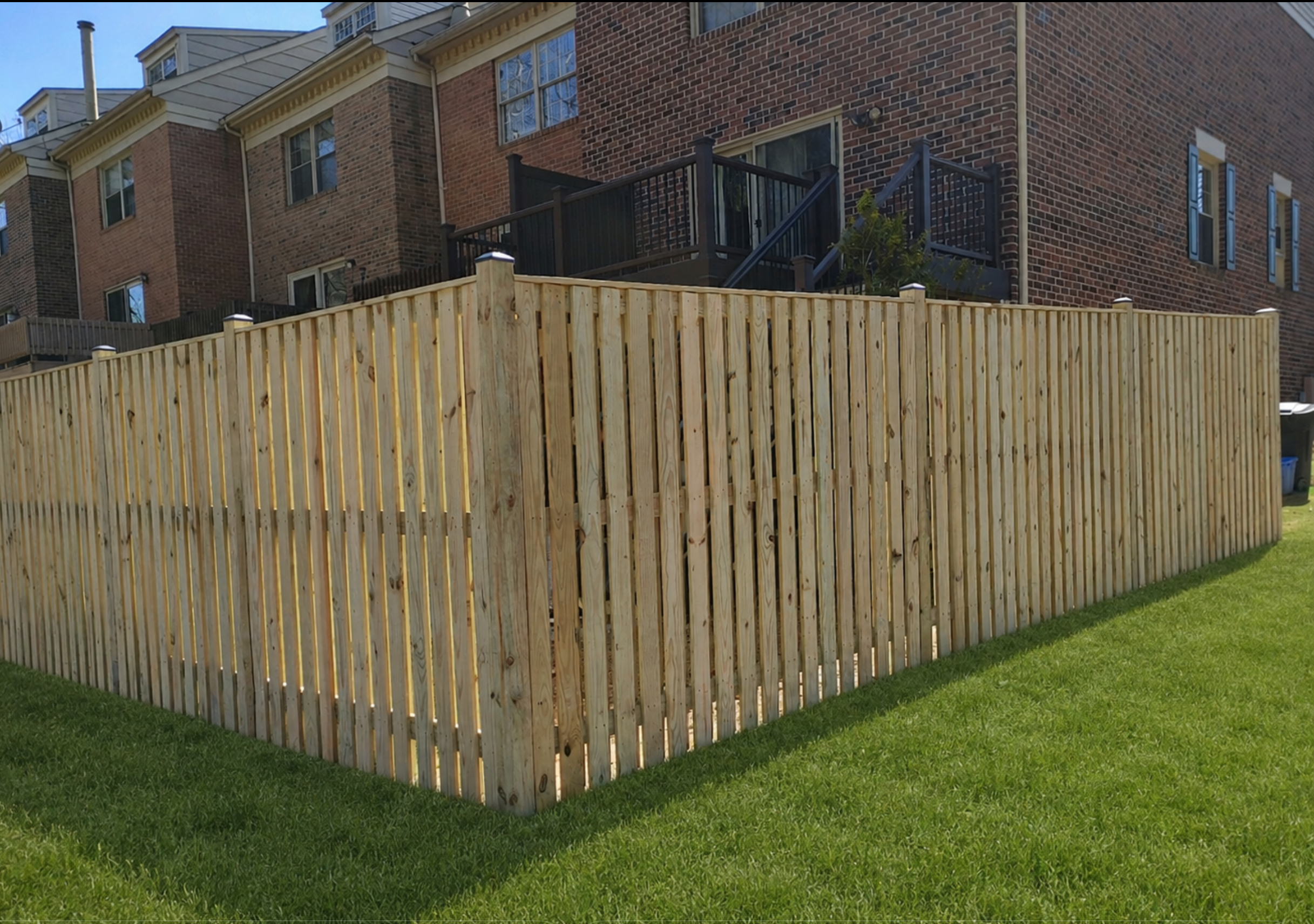 Custom Wooden Privacy Fence