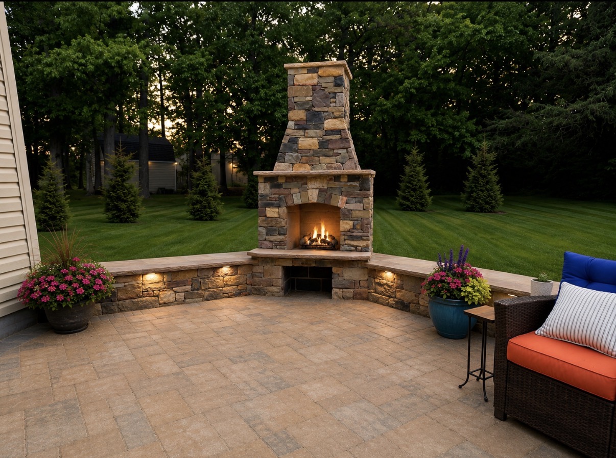 Outdoor Fireplace