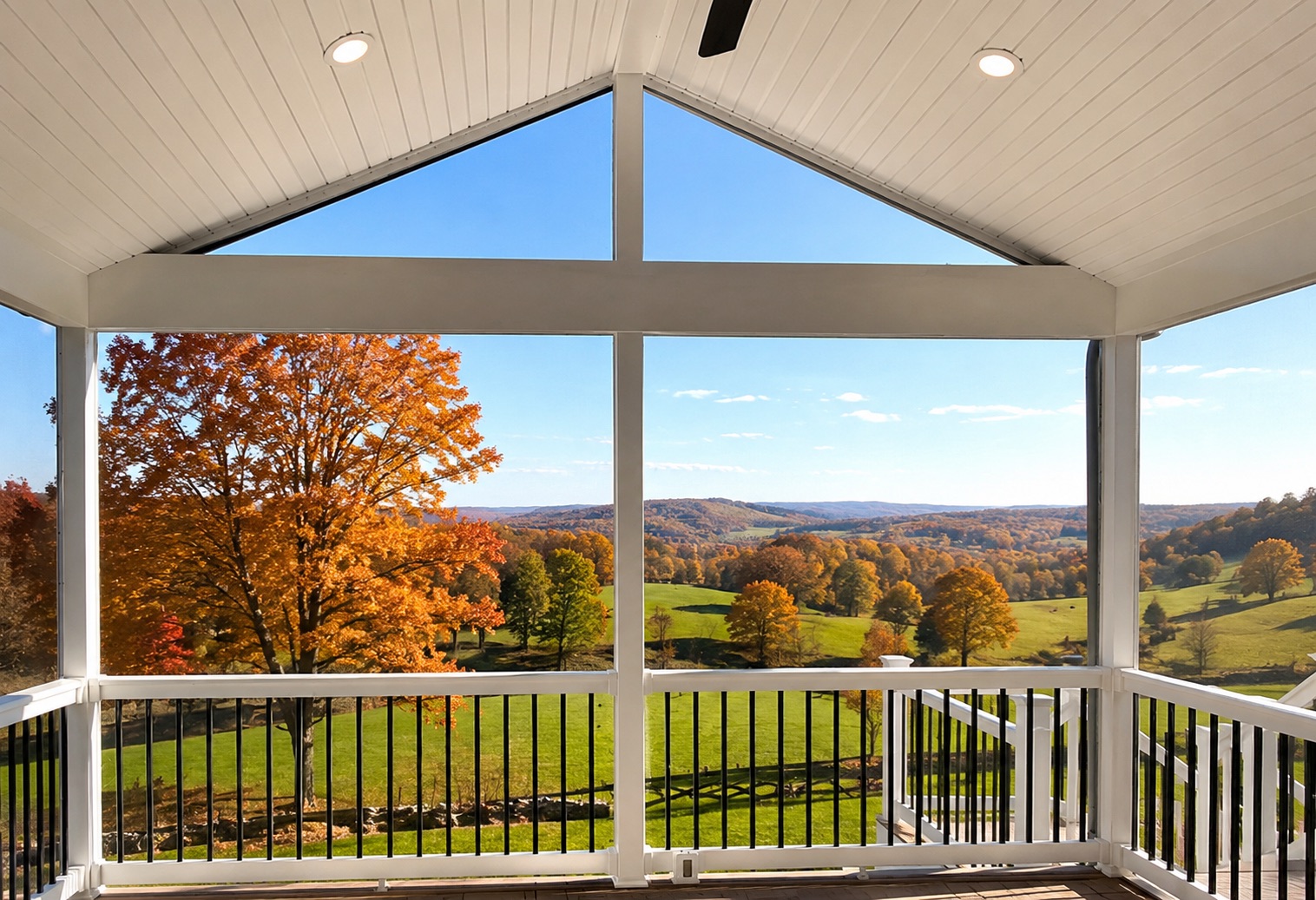 Gabled Screen Room Scenic View