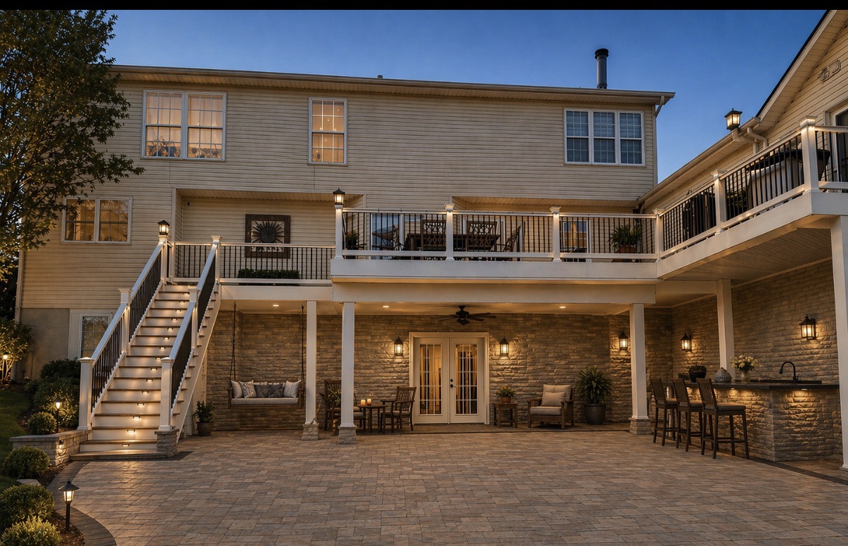 Illuminated Evening Deck