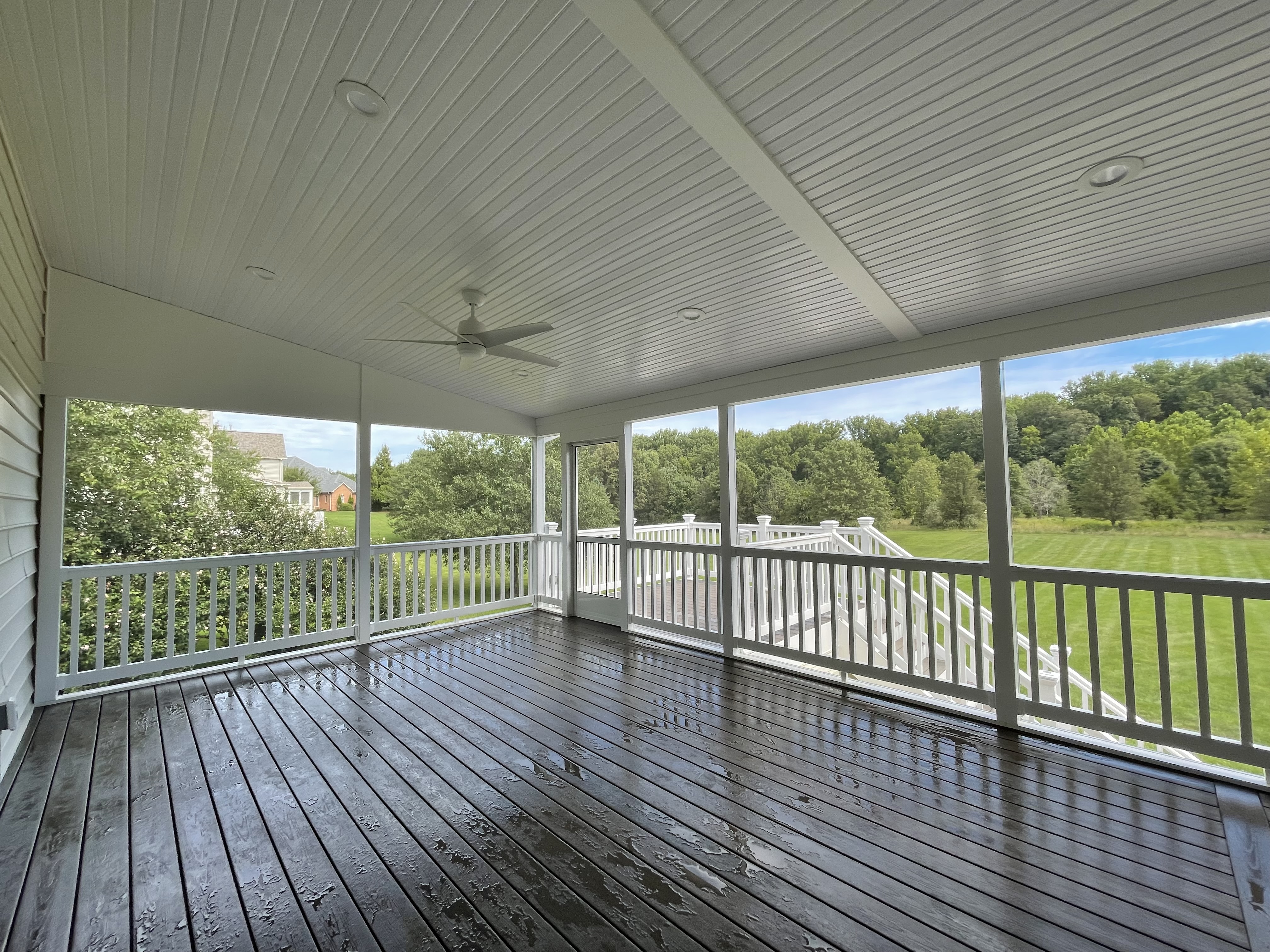 Spacious Screen Room Interior