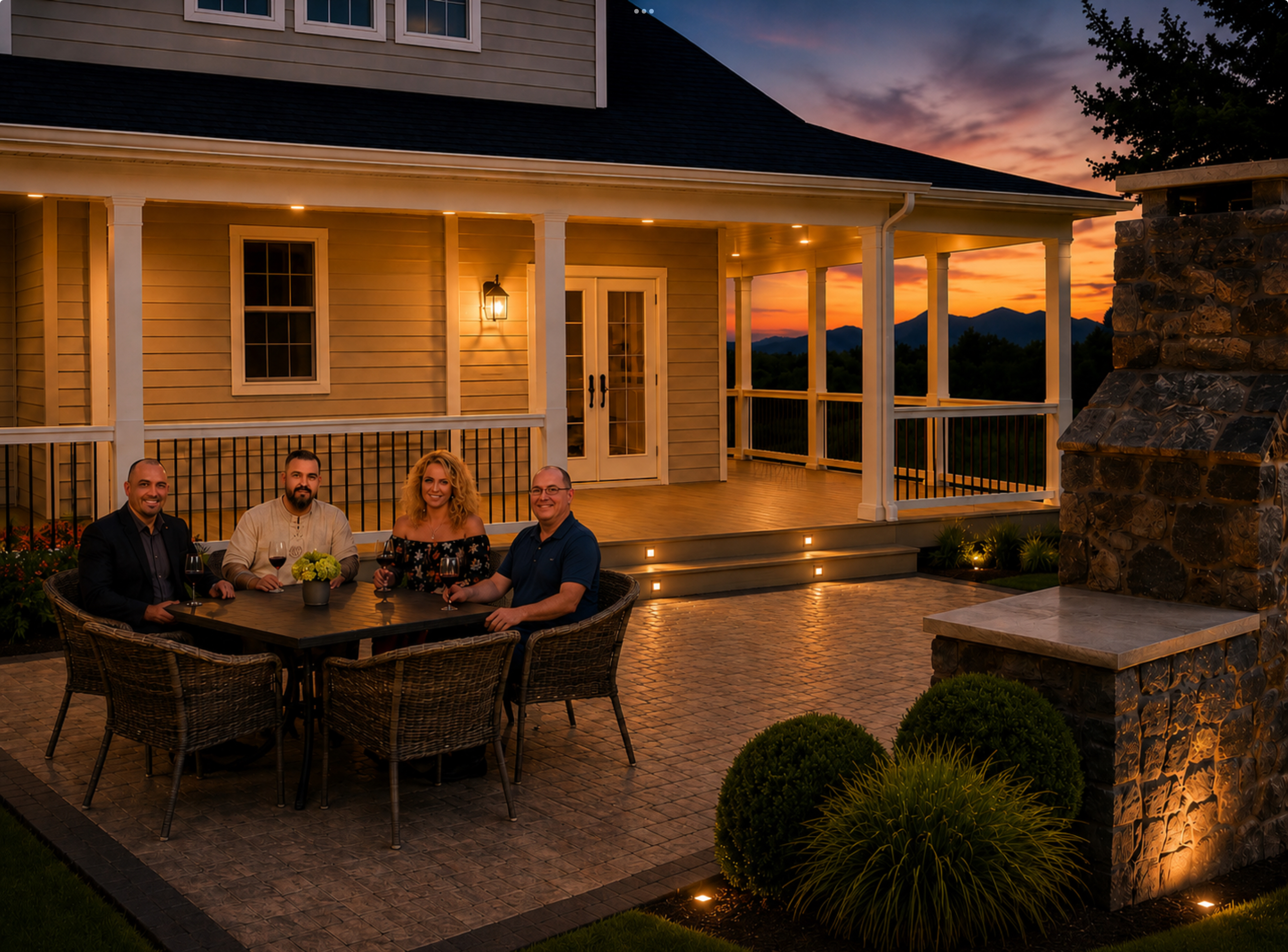 Sunset Porch & Patio Dining