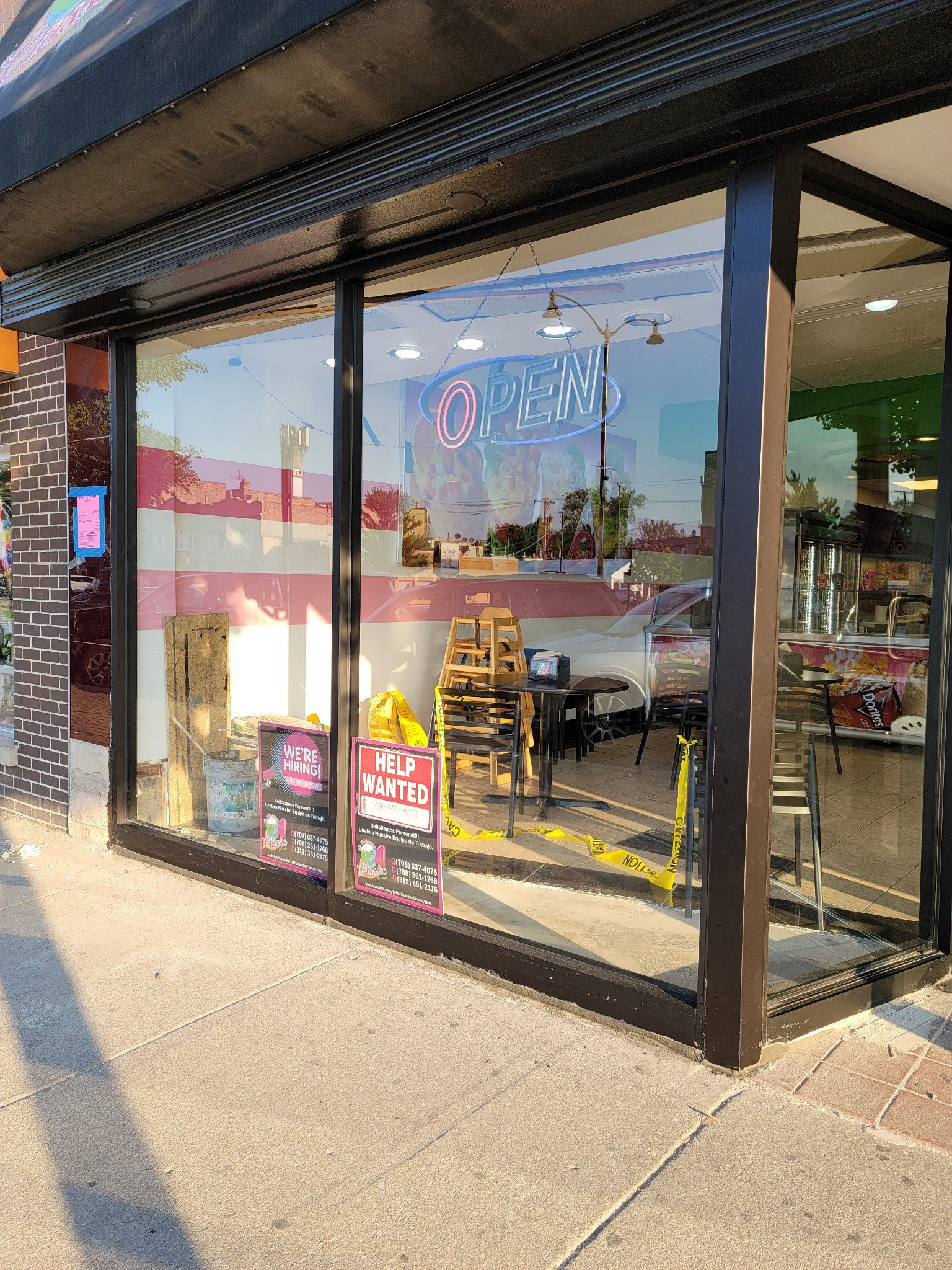 Commercial aluminum glass storefront window installation services